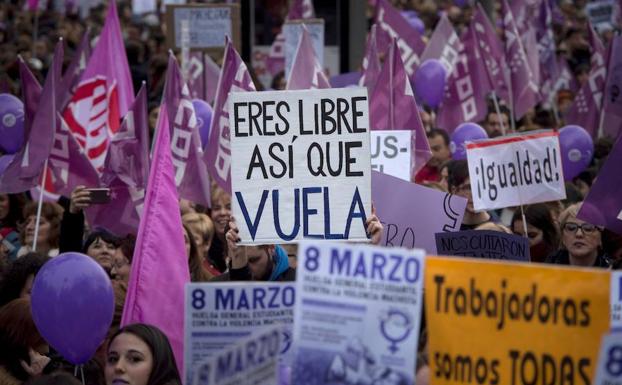 Manifestación en Madrid.