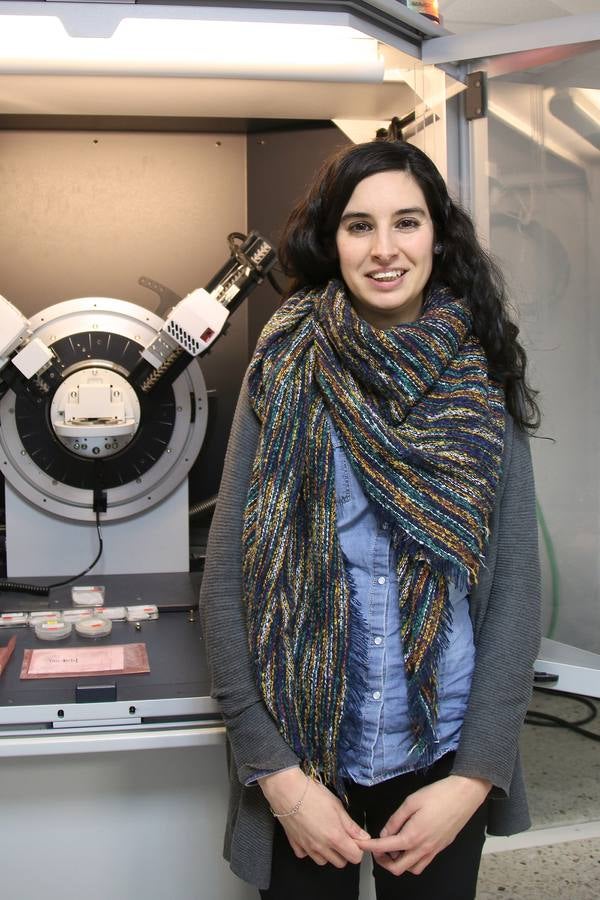 María de la Fuente Rodríguez. Investigadora. «Estudiamos los nanomateriales en el campo del magnetismo para su aplicación». 