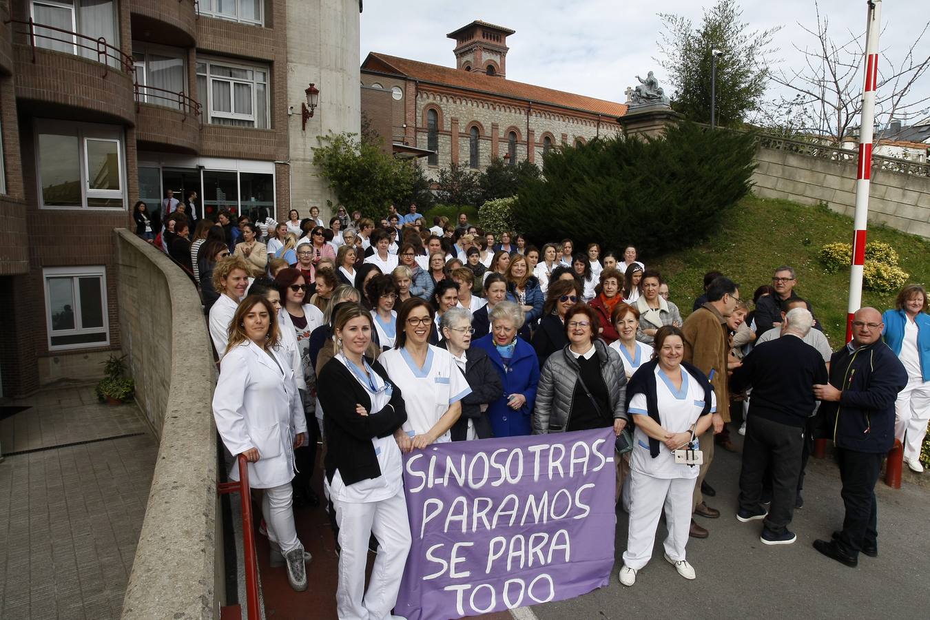 Protestas en Torrelavega.