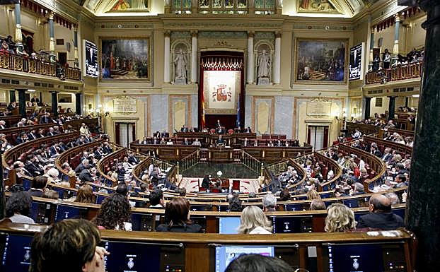 Vista general del Congreso de los Diputados.