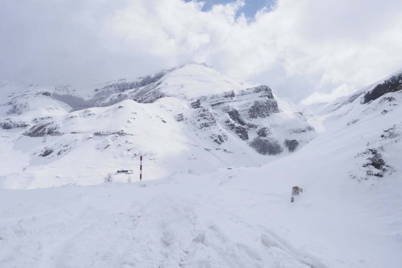 Los temporales de las últimas semanas han transformado los paisajes del interior de la región, que aparecen cubiertos por una espesa capa de nieve.