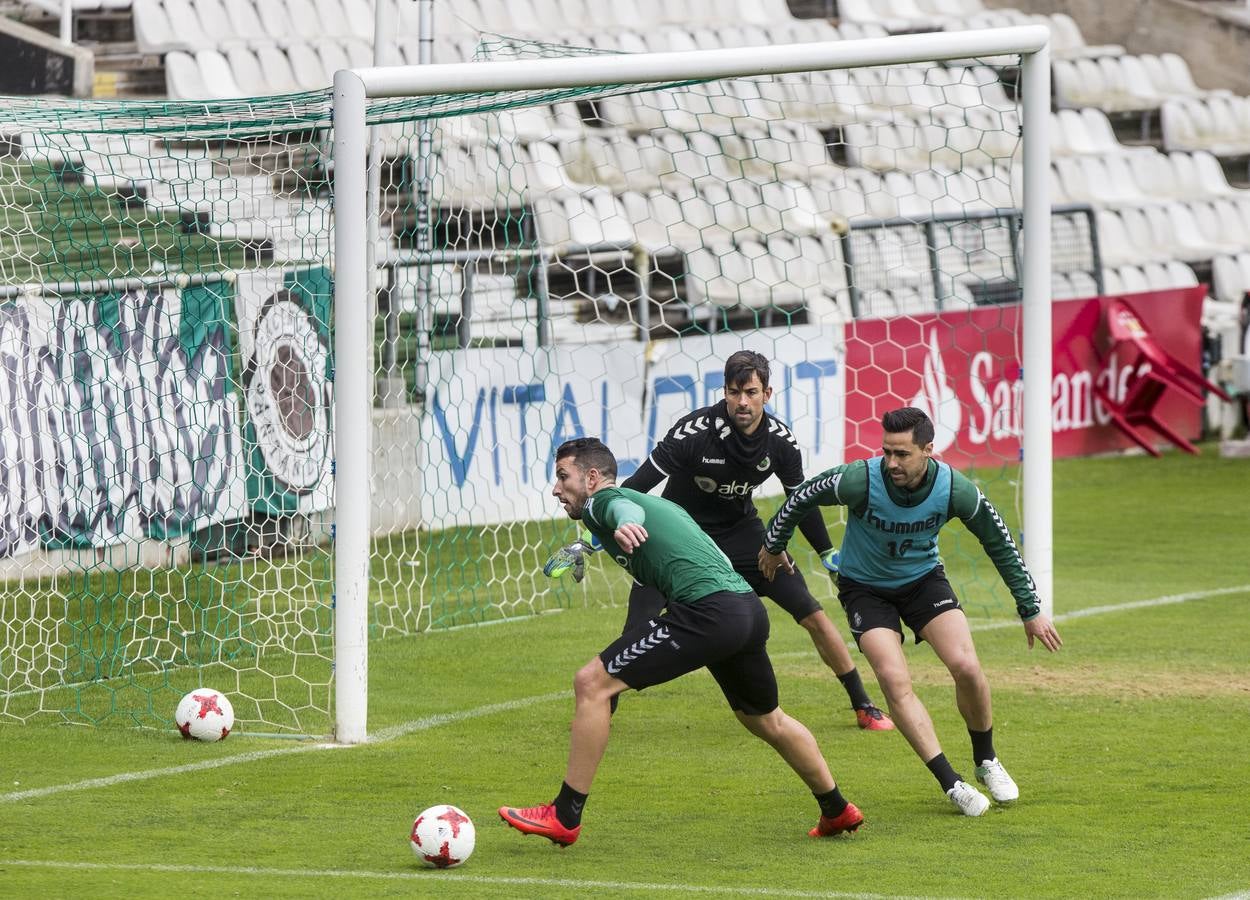 Fotos: El Racing prepara el partido ante el Burgos