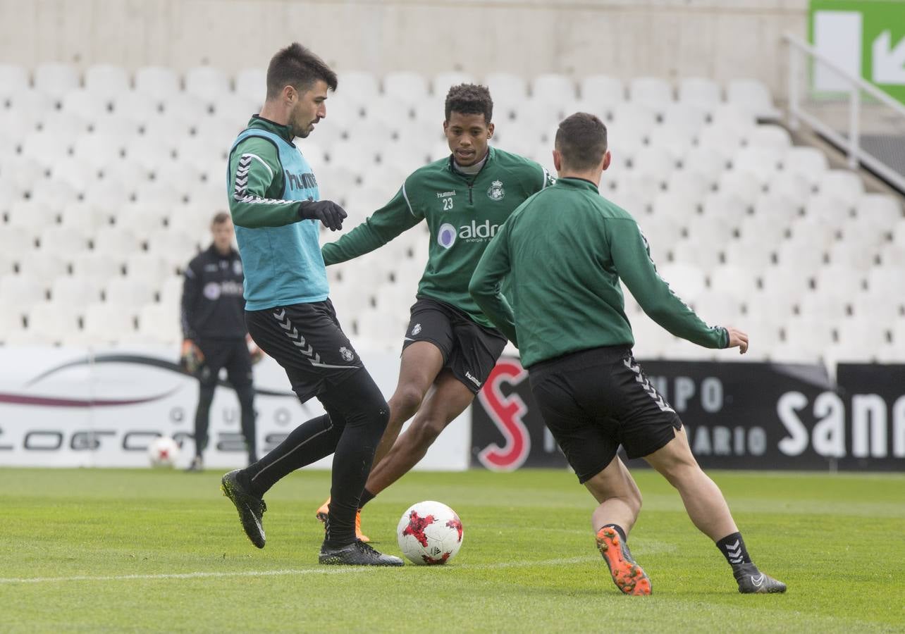 Fotos: El Racing prepara el partido ante el Burgos