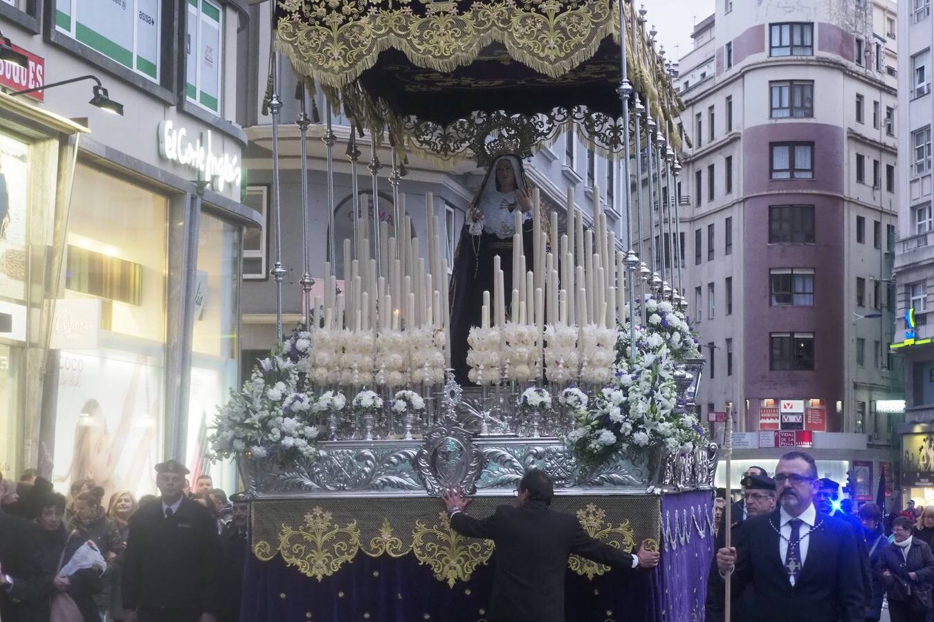 Fotos: Procesión de El Encuentro en Santander