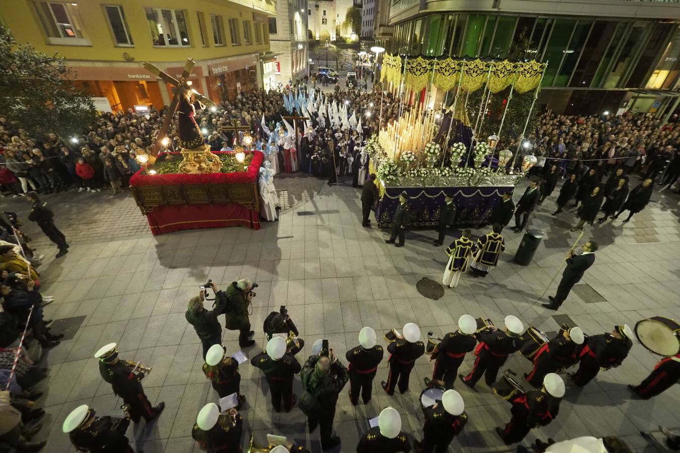 Fotos: Procesión de El Encuentro en Santander