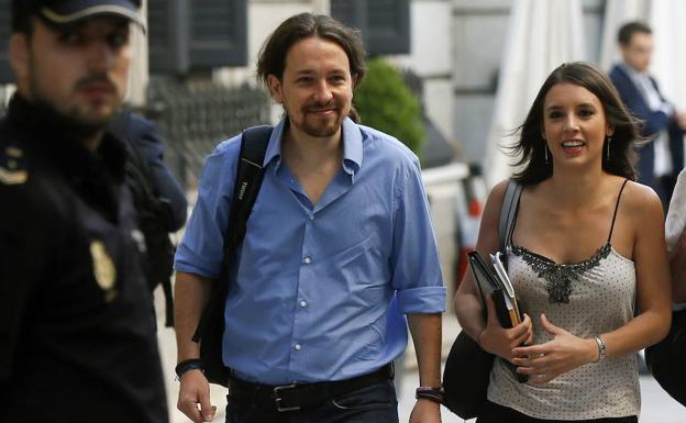 Pablo Iglesias e Irene Montero.