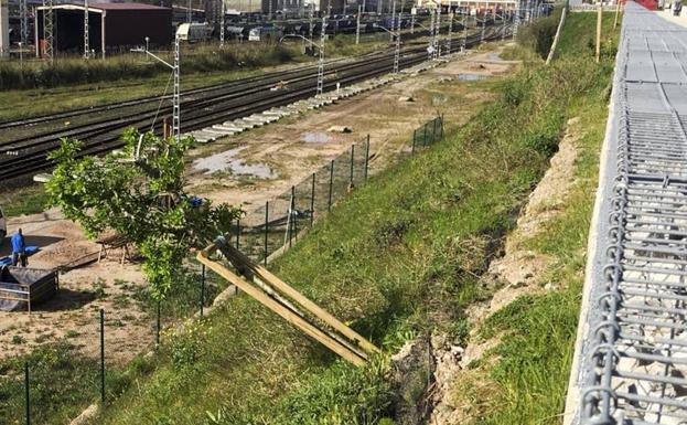 Imagen principal - Dos argayos en el paseo de la Peña del Cuervo