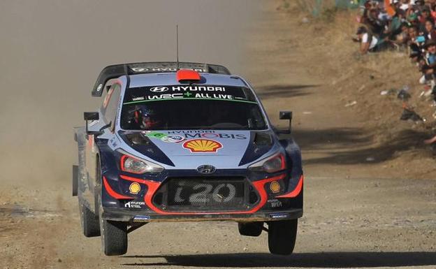 Sordo, durante el pasado Rally de México. 