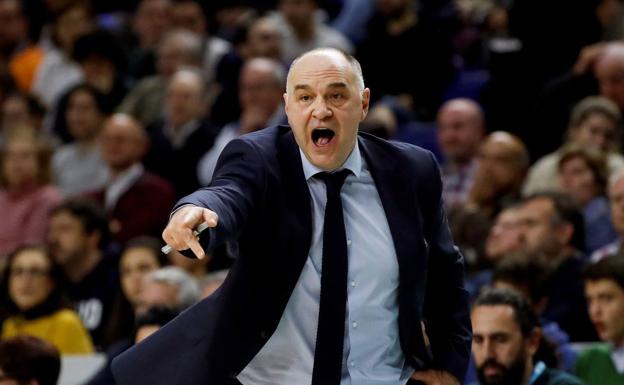 El entrenador del Real Madrid, Pablo Laso. 