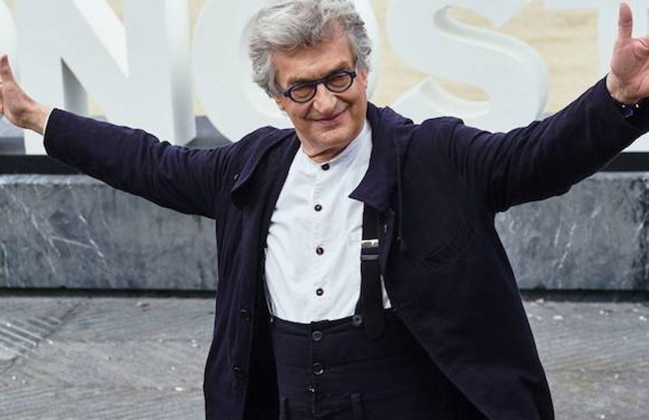 El director de cine Wim Wenders durante la presentación de 'Inmersión' (2017) en el Festival de Cine de San Sebastián.