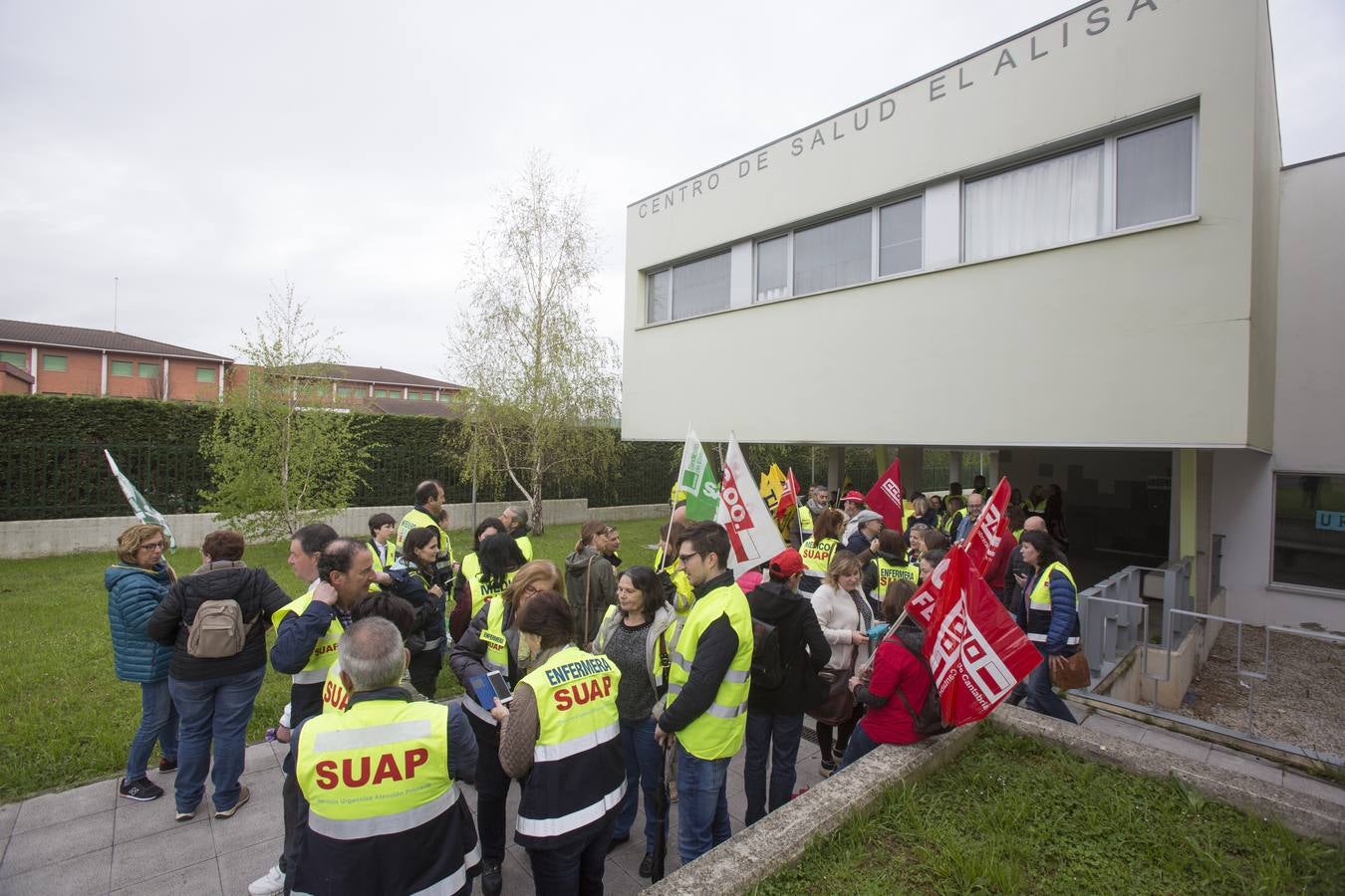 Fotos: Manifestación del SUAP y el 061