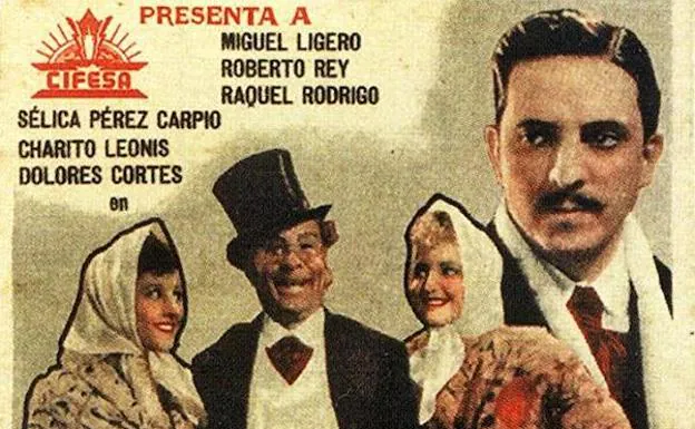 Cartel promocional de 'La verbena de la paloma' (1935).