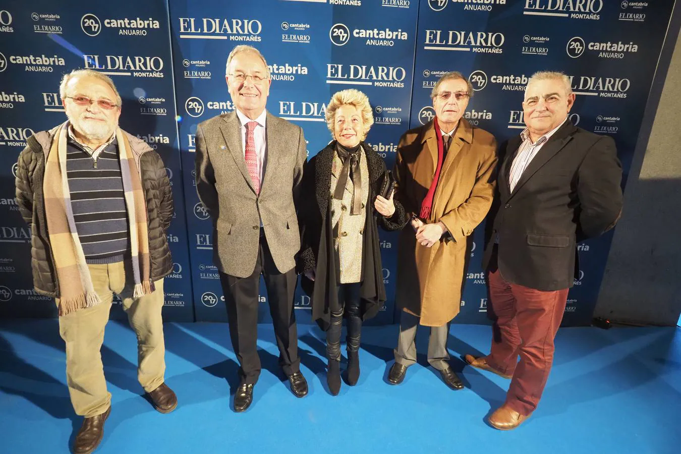 Miguel Ángel González, Alberto Cuartas, Mercedes Ortega, Manuel Ángel Castañeda y Justo Quintanilla.