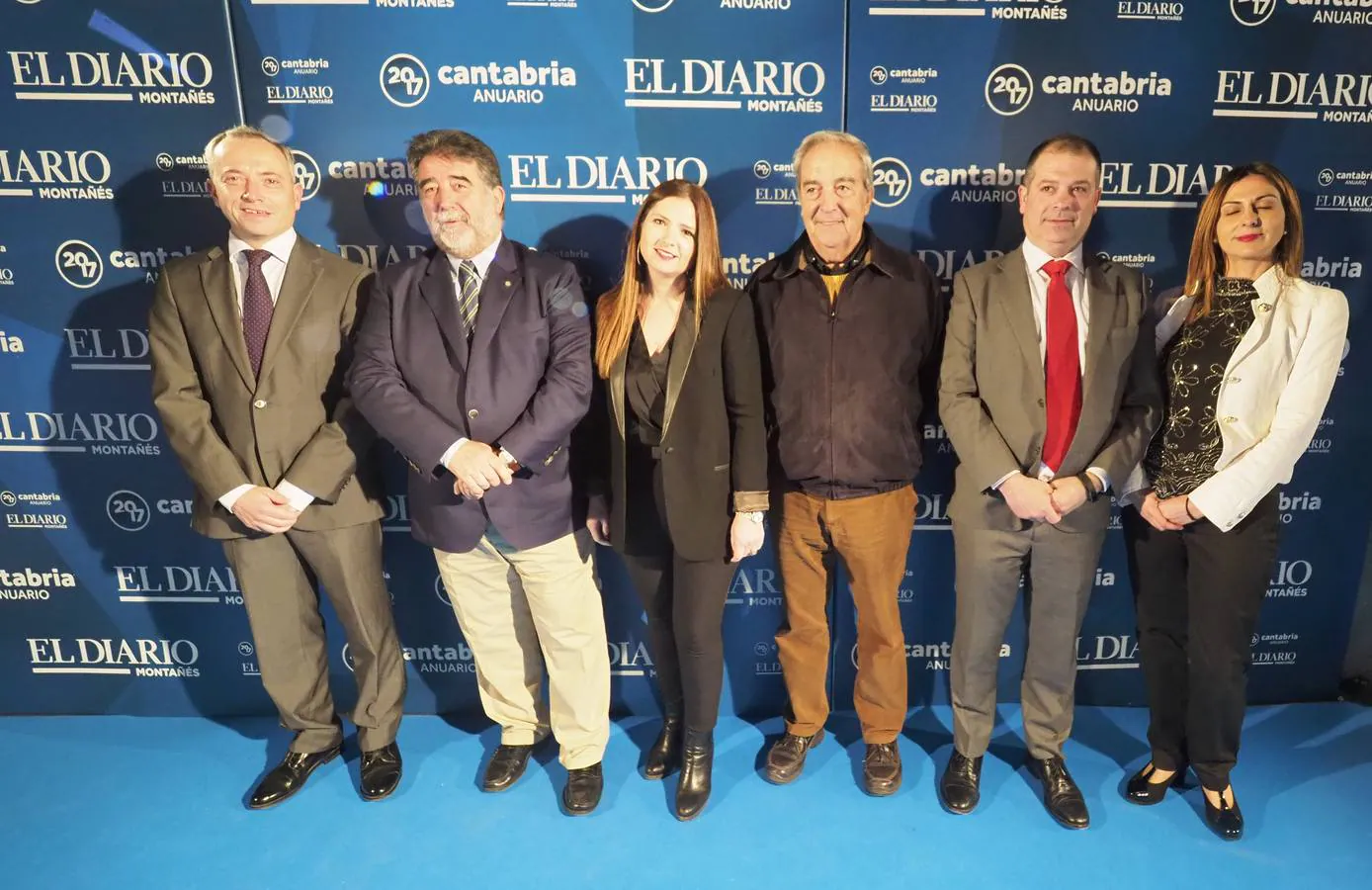 Fernando Sebrango, José Antonio Sañudo, Elvira Sañudo, Alfredo Michelena, Rubén Calderón y Carmen López.
