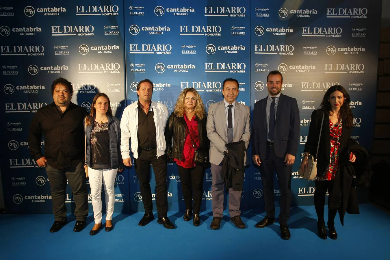 Raúl González, Rocío González, Alberto Nava, Pilar Báscones, Carlos Fernando, Avelino Ordóñez y Federica Costagliola. 