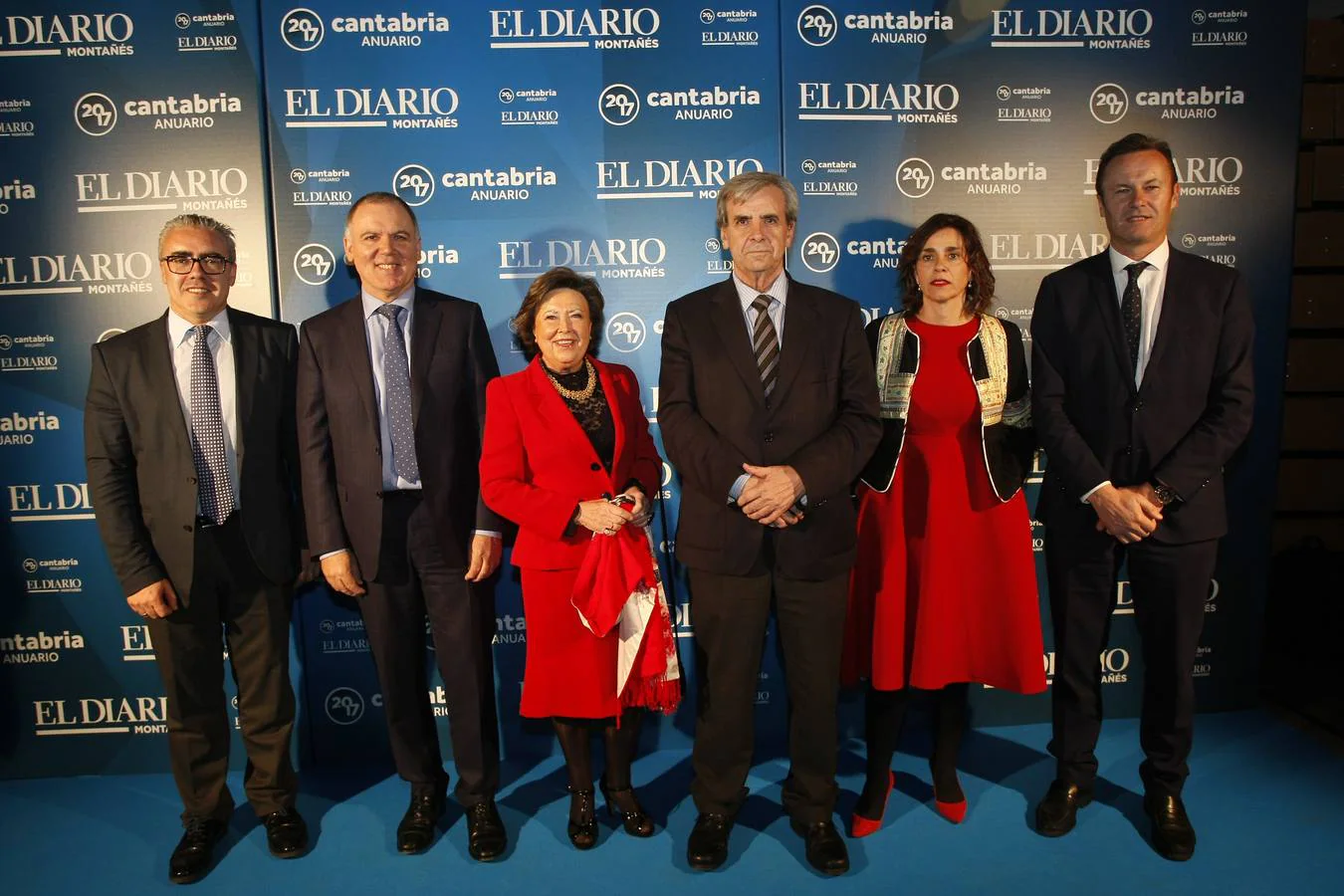 Pedro Hernando, Lorenzo Vidal de la Peña, Carmen Carrión, Rafael de la Sierra, Paula Fernández y Guillermo Blanco.