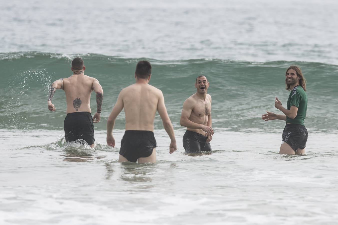 Fotos: El Racing se entrena en El Sardinero