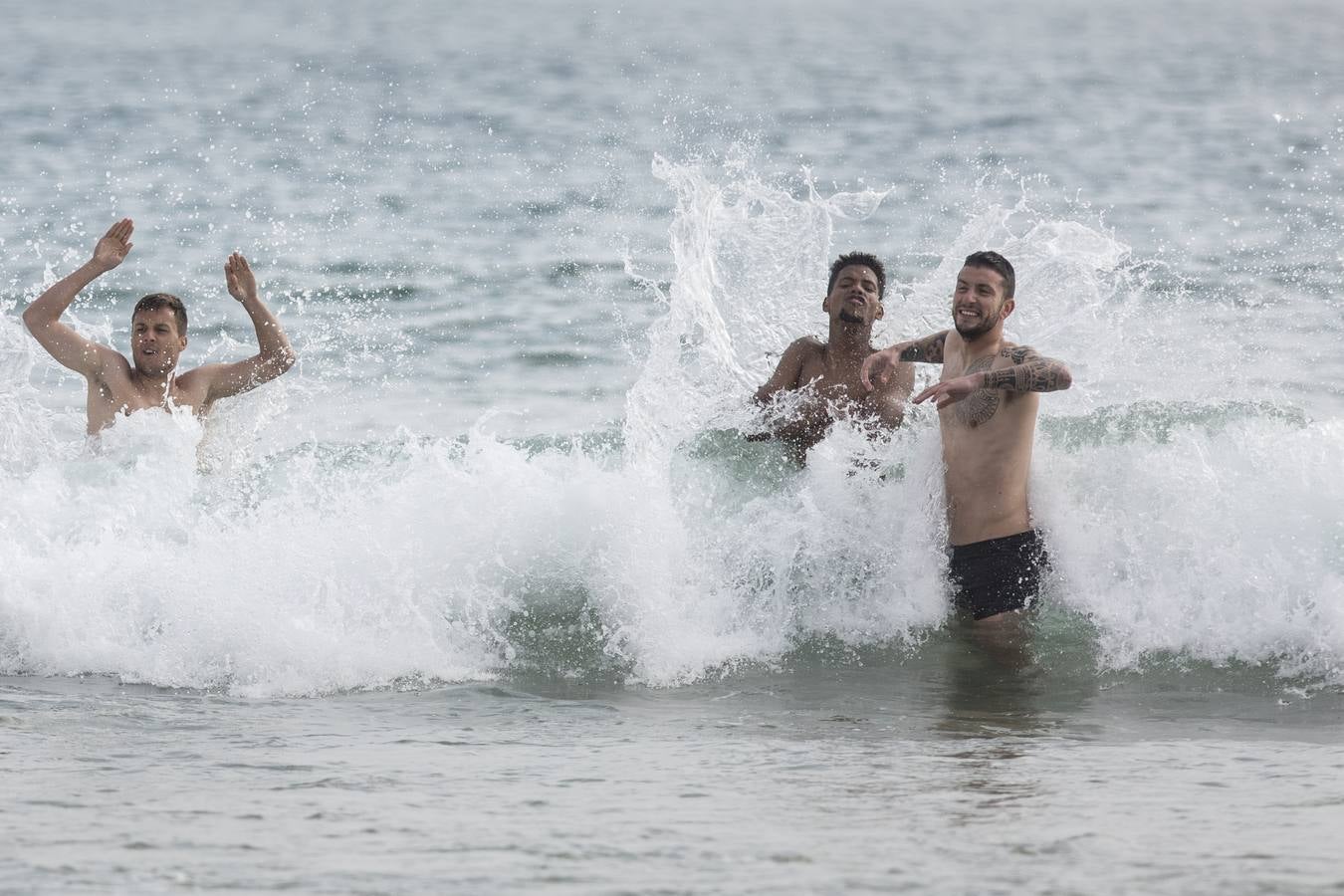 Fotos: El Racing se entrena en El Sardinero