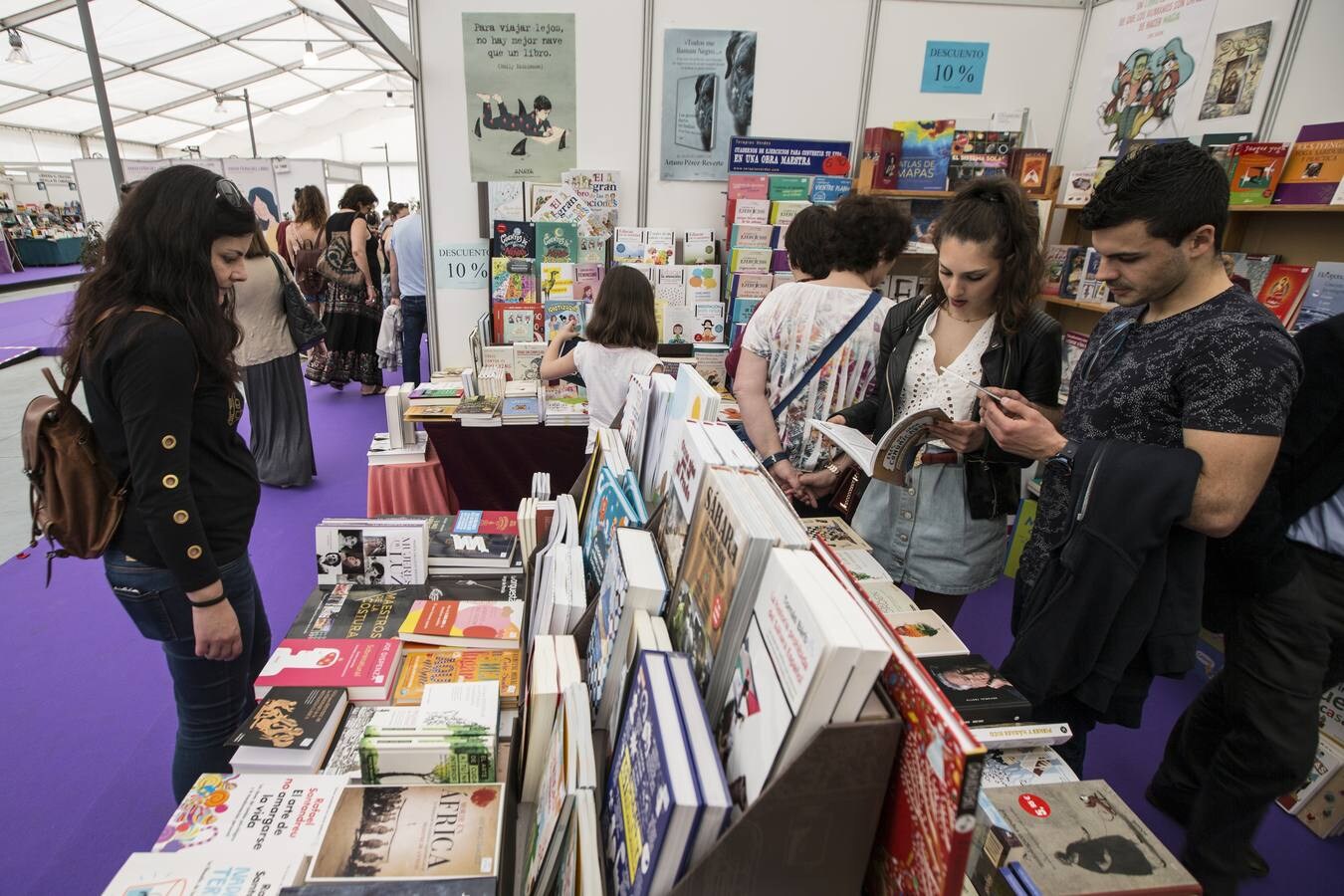 Fotos: Inauguración de la Feria del Libro en Santander