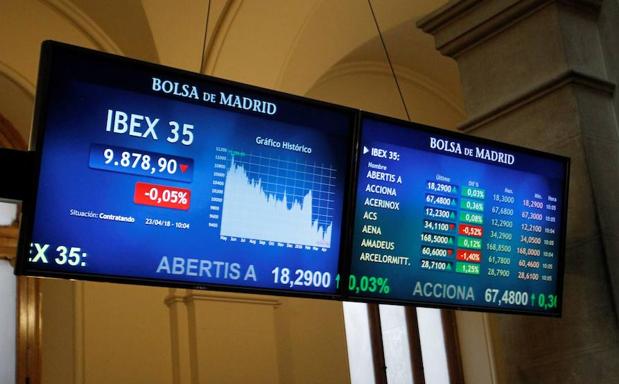 Sede de la Bolsa en Madrid. 