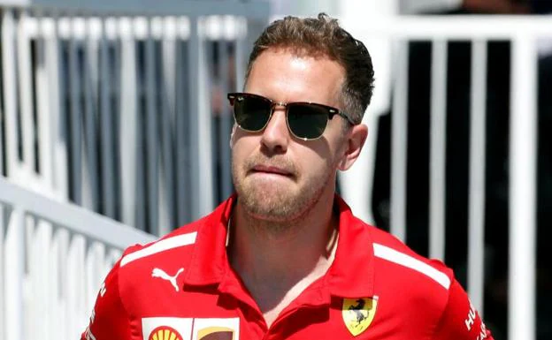 Sebastian Vettel, piloto de Ferrari. 