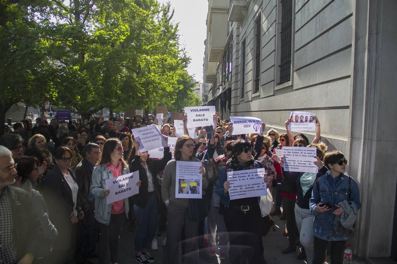 Fotos: Manifestación en Santander contra la sentencia de &#039;La manada&#039;