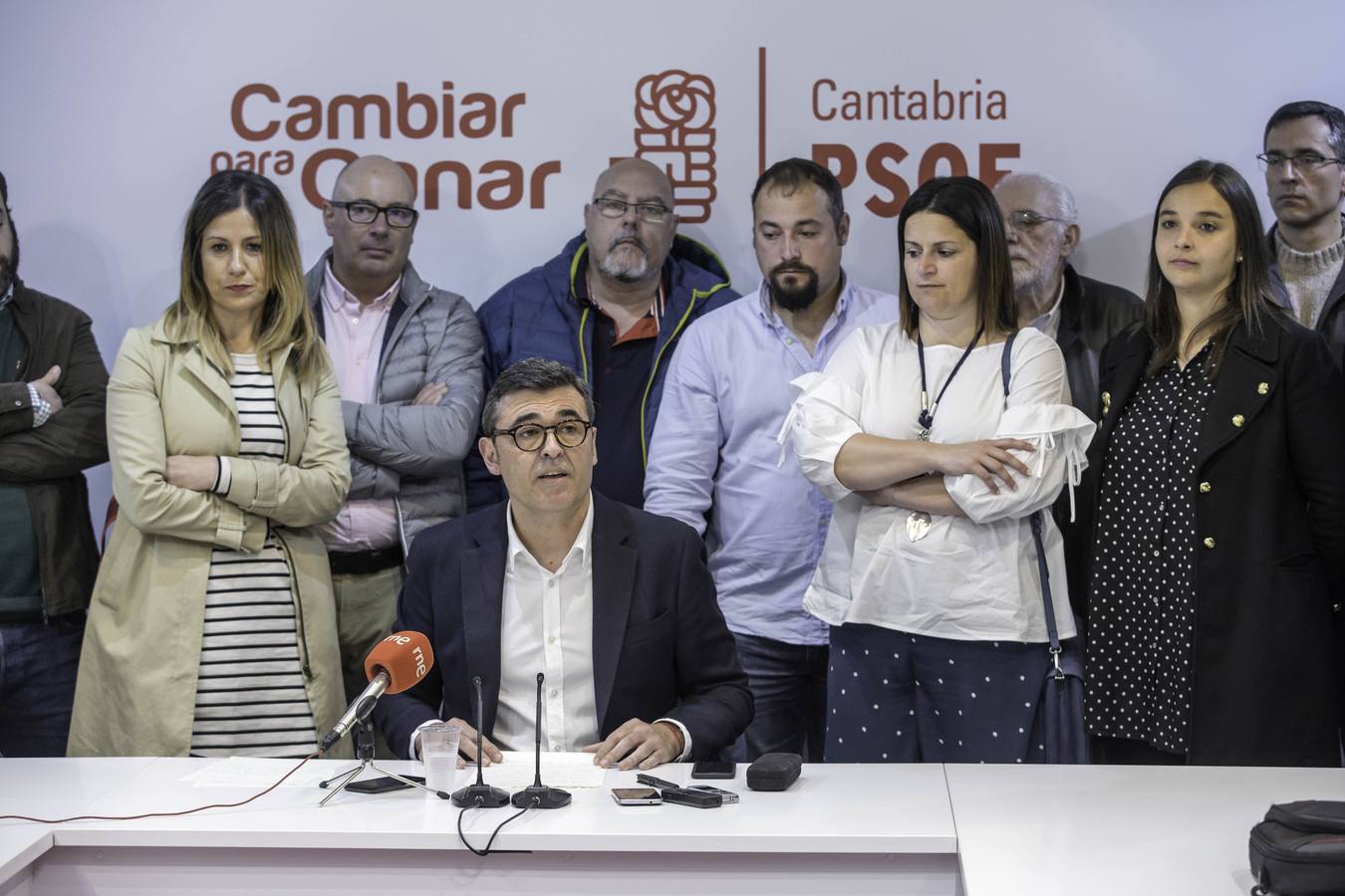 Fotos: Ricardo Cortés presenta su candidatura a las Primarias del PSOE en Cantabria