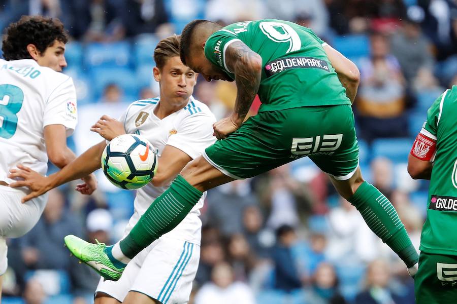 El conjunto blanco, con un once plagado de suplentes y poco habituales, quiere ganar al Leganés para acercarse a la segunda plaza que ocupa el Atlético de Madrid.