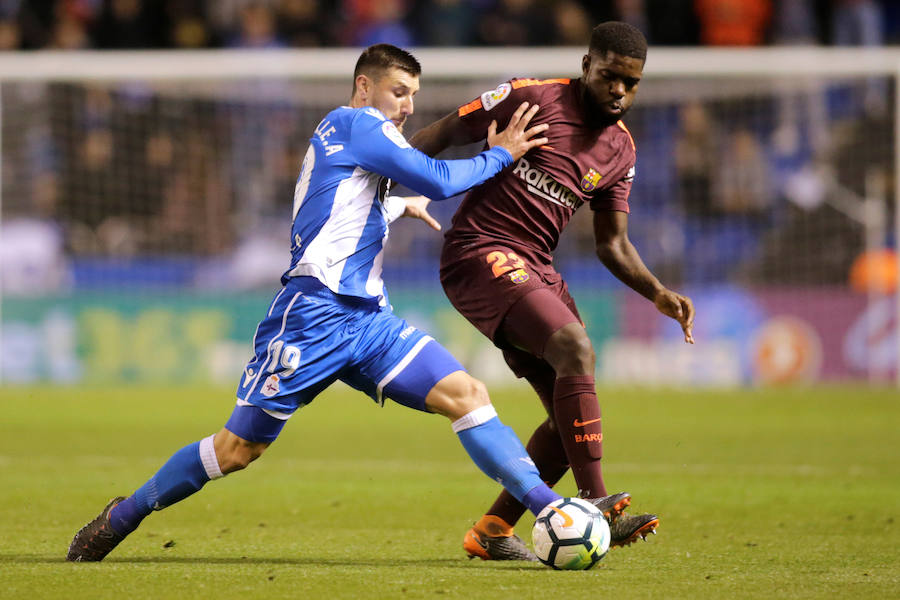 Riazor asiste a la más que probable fiesta de campeón de Liga del Barcelona, que de ganar al Deportivo se aseguraría el entorchado nacional.