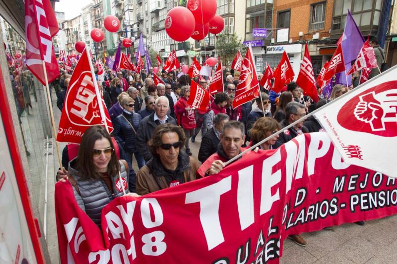 Fotos: Manifestación del Primero de Mayo en Santander