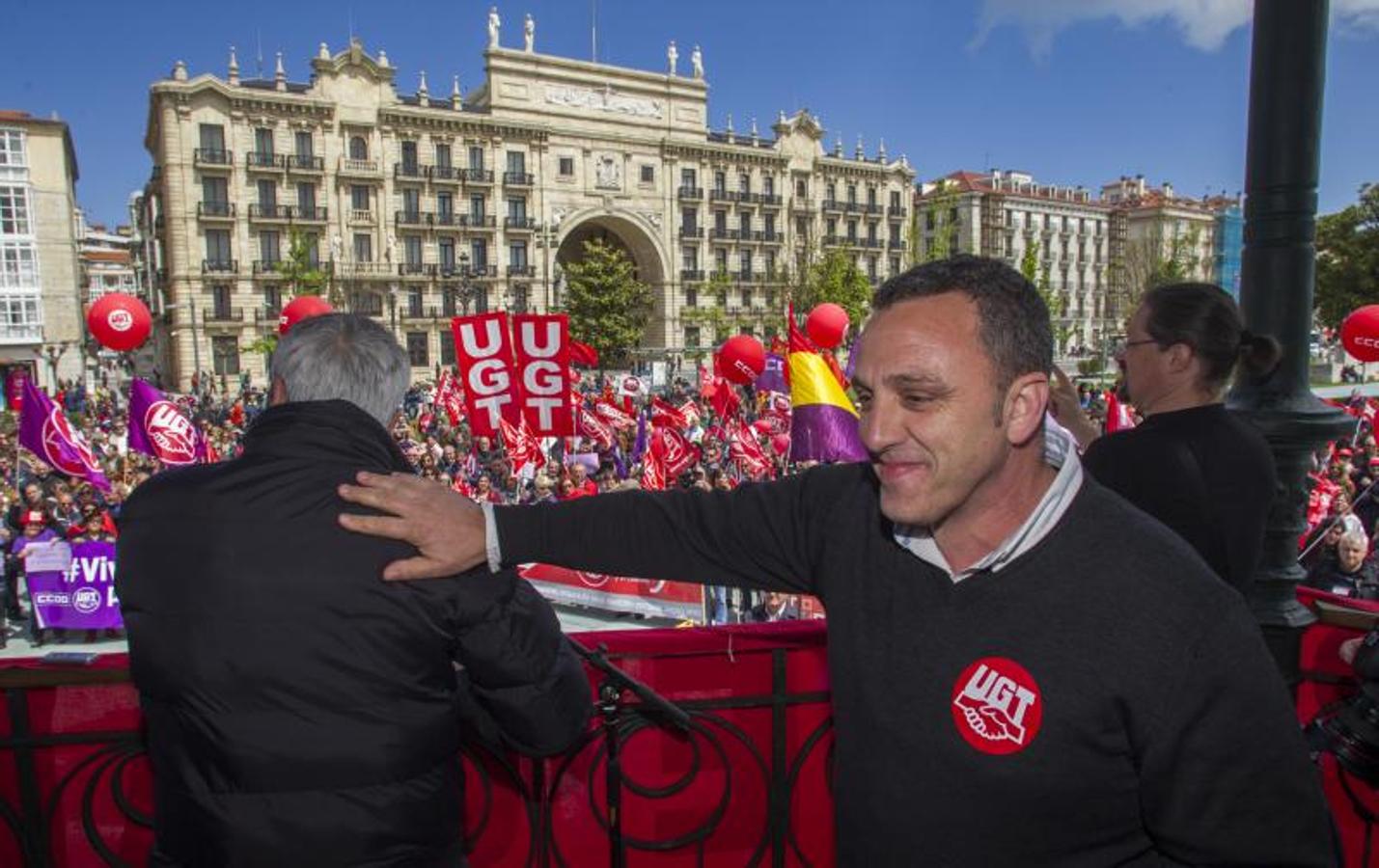 Fotos: Manifestación del Primero de Mayo en Santander