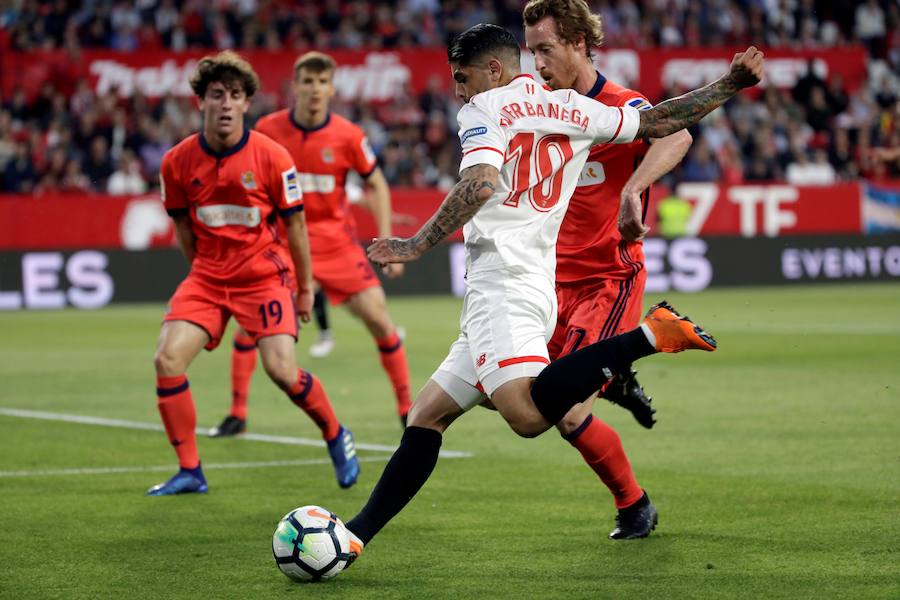 El equipo andaluz y el vasco se enfrentan en la Primera División. 