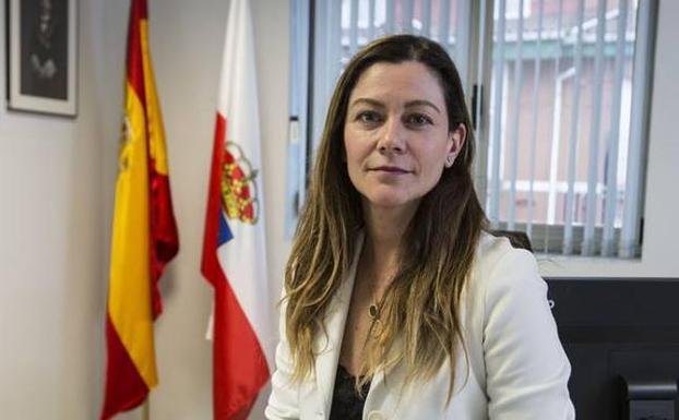 La magistrada Amaya Merchán, presidenta de la APM en Cantabria. 