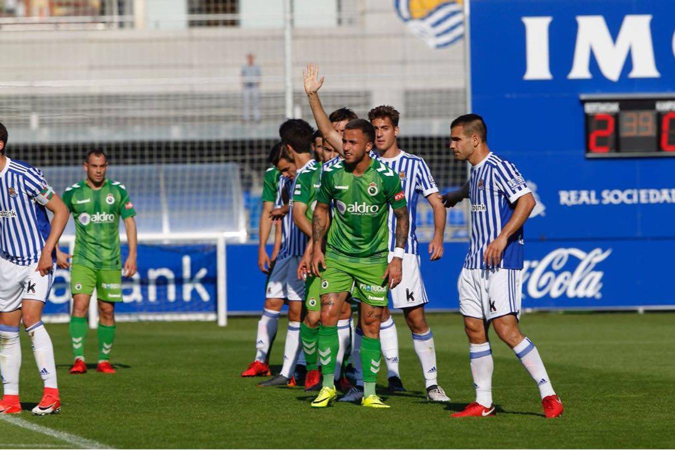 Fotos: El Racing se enfrenta a la Real Sociedad B en Zubieta