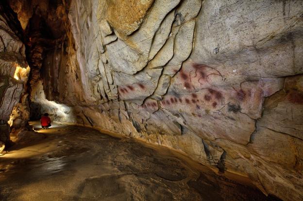 Las pinturas de Puente Viesgo, declaradas en 2008 Patrimonio de la Humanidad por la Unesco. 