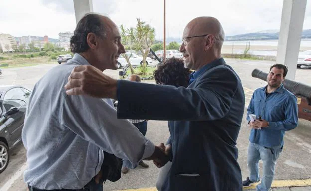 Ignacio Diego y Ramón Arenas en Laredo.