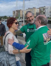 Imagen secundaria 2 - «En este velero viajan conmigo los 4.000 afectados por ELA en España»