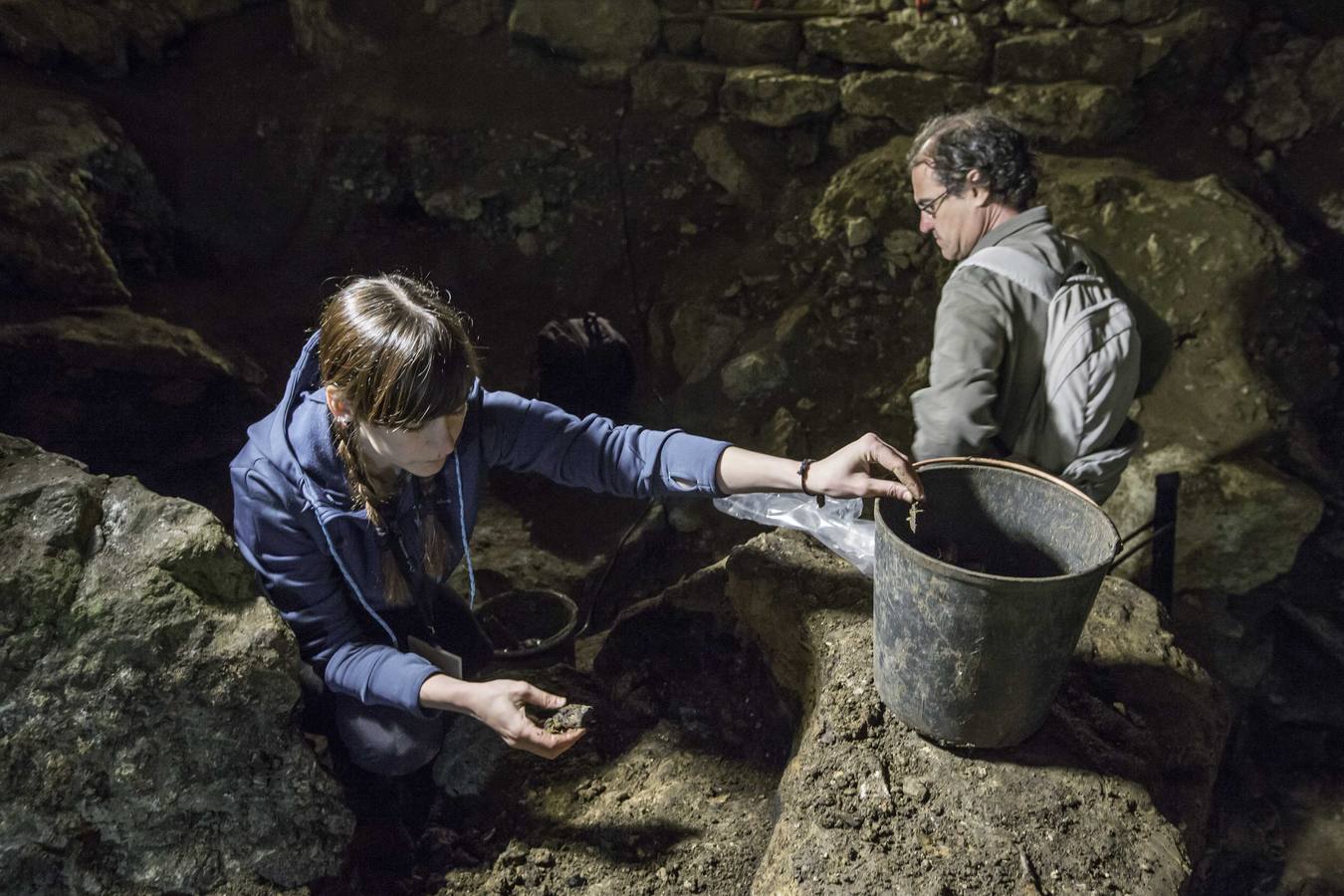 Fotos: Nueva excavación en la Cueva del Pendo