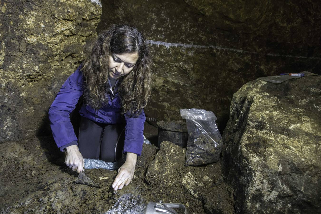 Fotos: Nueva excavación en la Cueva del Pendo