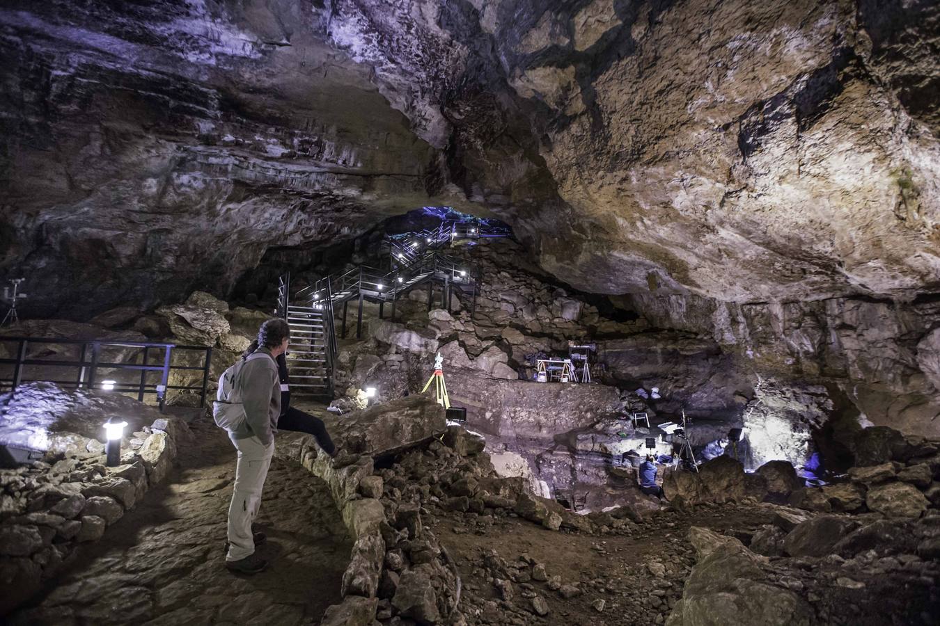 Fotos: Nueva excavación en la Cueva del Pendo