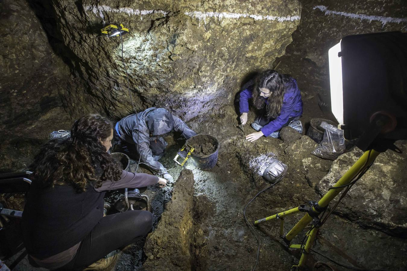 Fotos: Nueva excavación en la Cueva del Pendo