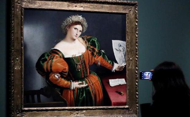 Exposición 'Lorenzo Lotto. Retratos' en el Museo del Prado.