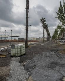 Imagen secundaria 2 - El nuevo paseo junto a la Estación Marítima emerge entre el asfalto