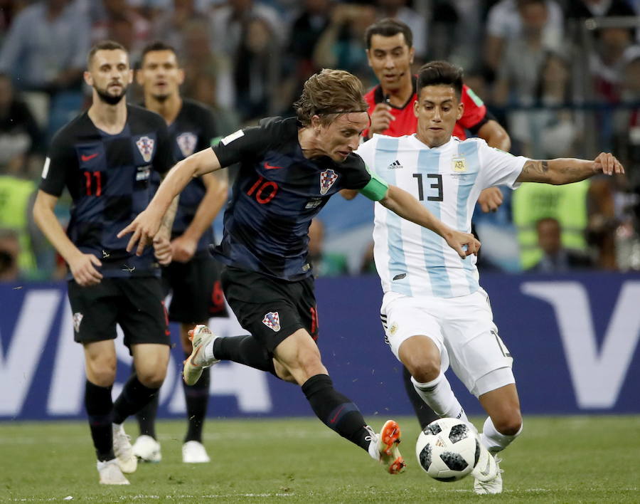 Fotos: Argentina-Croacia, en imágenes