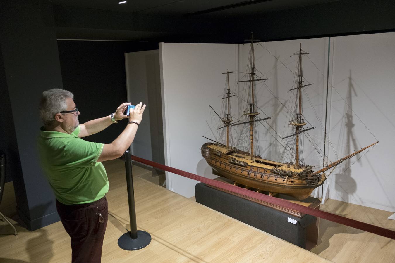 Fotos: El Museo Marítimo inaugura una exposición de modelismo naval