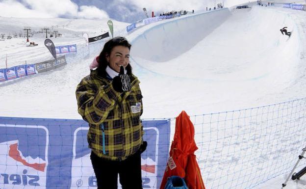 María José Rienda, en Sierra Nevada.