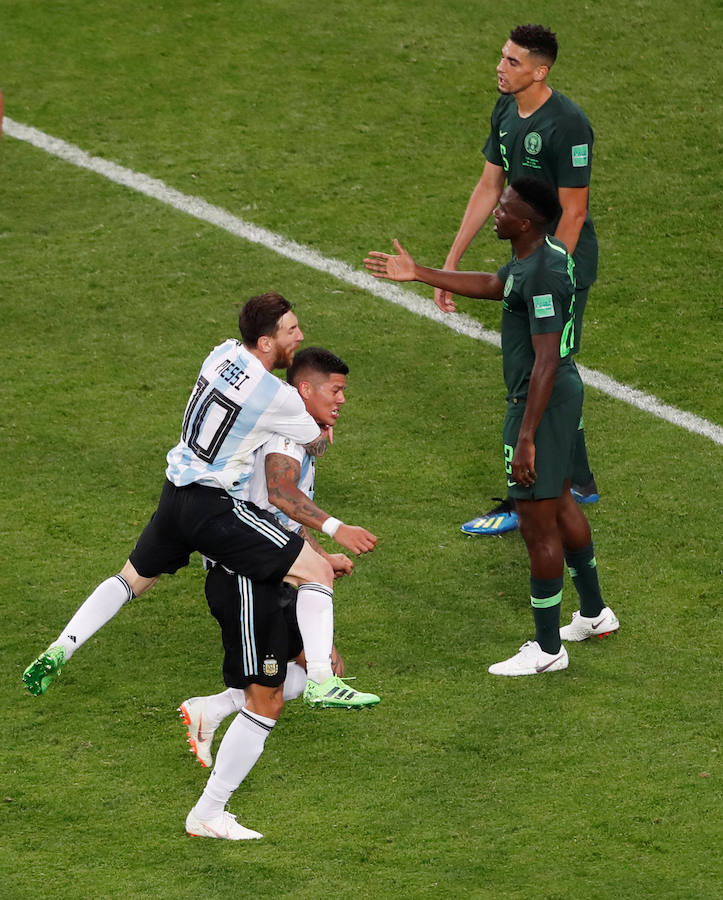 Fotos: Nigeria-Argentina, en imágenes