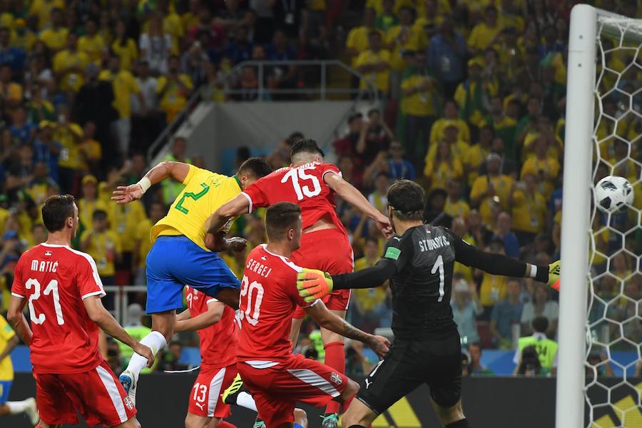 Fotos: Brasil - Serbia, en imágenes