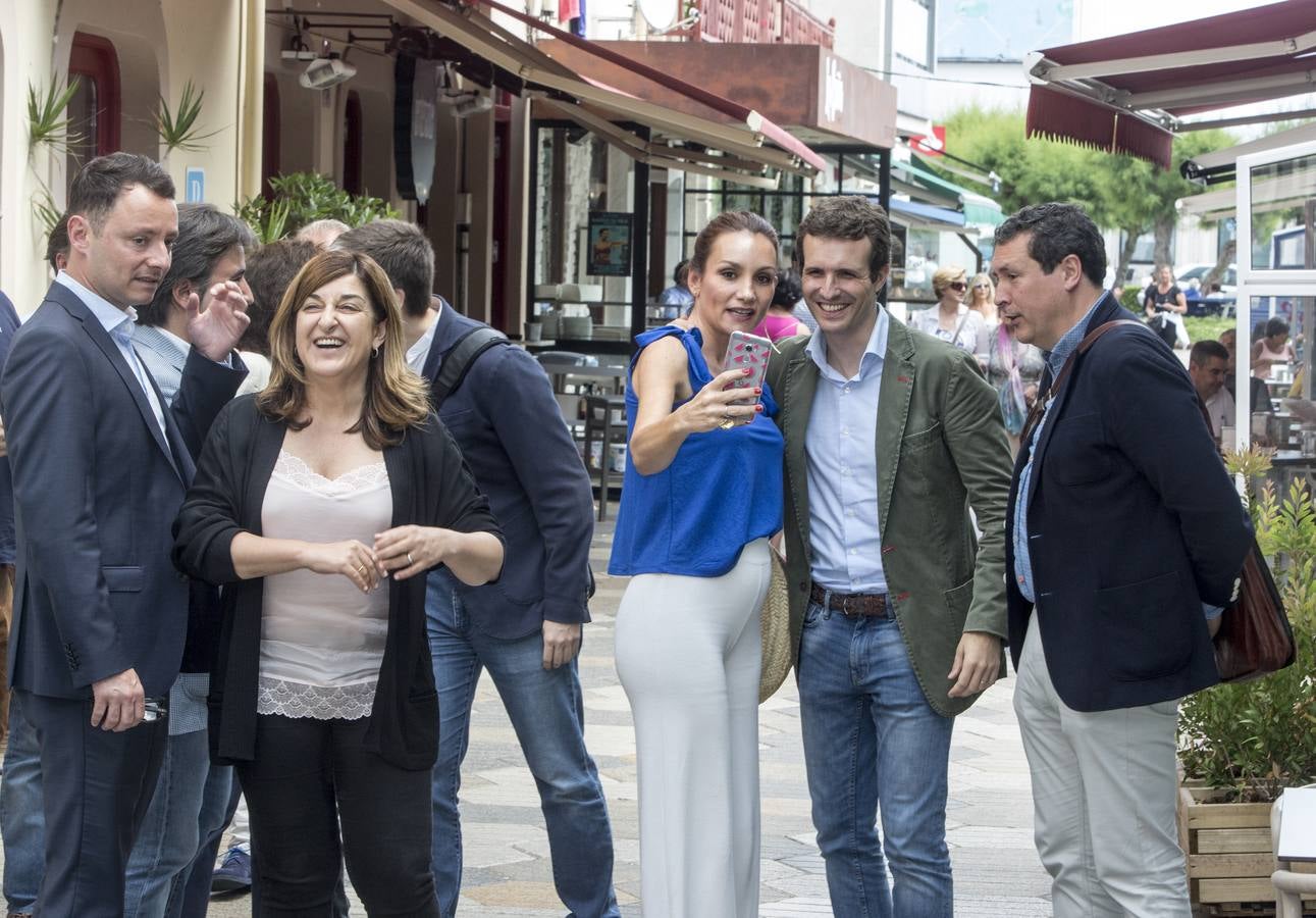 Fotos: Pablo Casado, en un acto con afiliados del PP en Santander