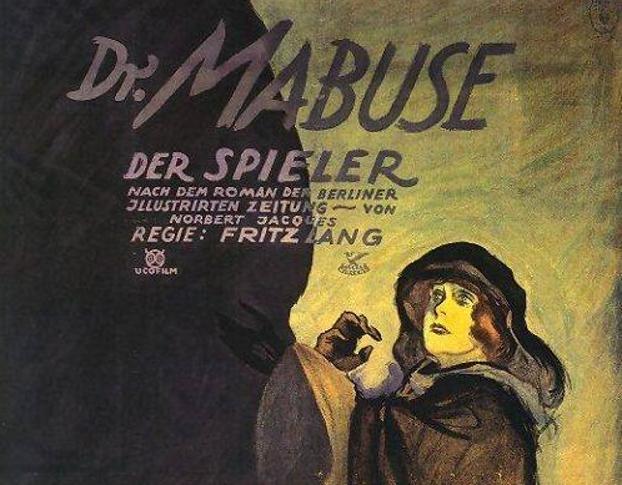 Cartel promocional de 'El doctor Mabuse' (1922).